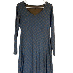 Toad & Co Horny Toad ORGANIC COTTON LONG SLEEVE BOHO HIPPIE DRESS SIZE SMALL